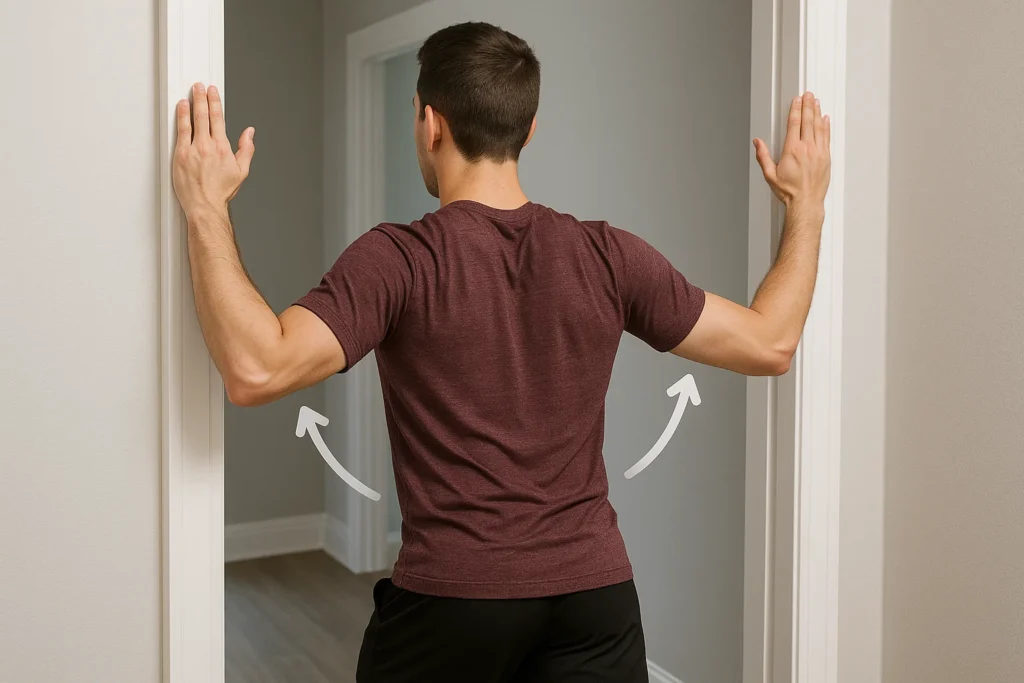 Dynamic Doorway Stretch